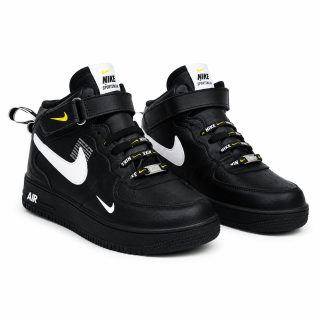 BOTA AF1 NEGRO BCO-L