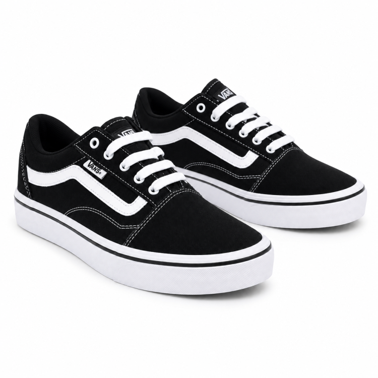VANS NEGRO BLANCO