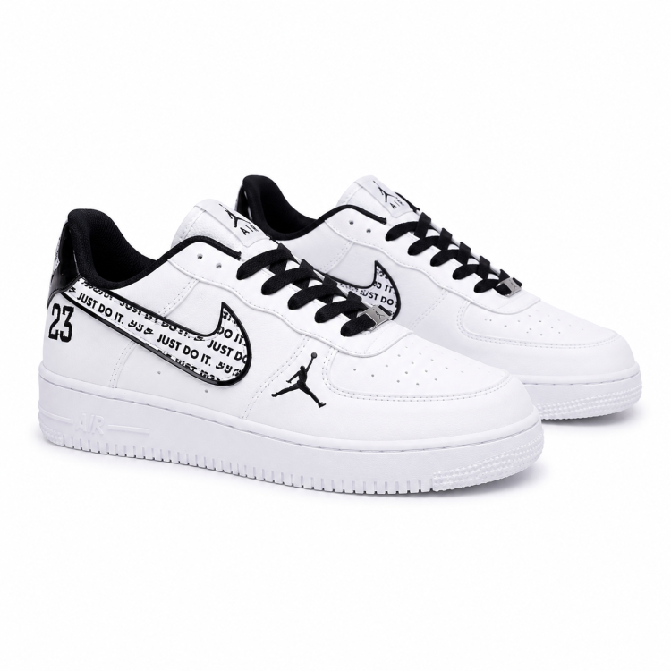 AF1 JUST DO IT BLANCO NEGRO