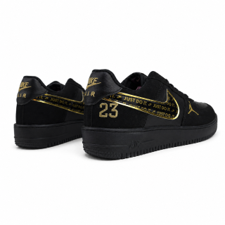 AF1 JUST DOIT NEGRO ORO